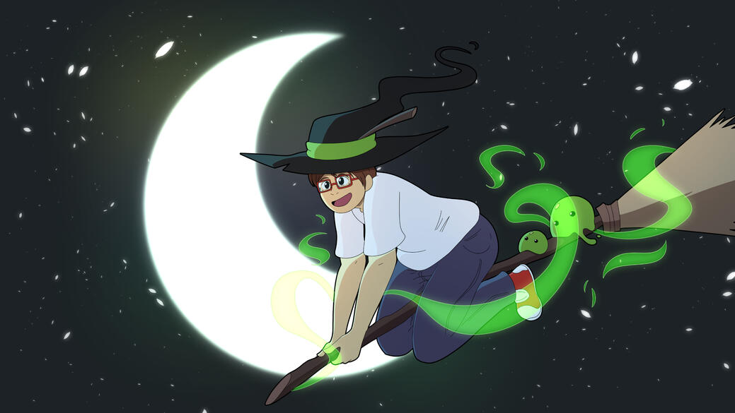 CHARLIE'S DELIVERY SERVICE 1 FULL BODY, FULL COLOUR, SIMPLE SHADING, STYLE IMITATION, SIMPLE BACKGROUND