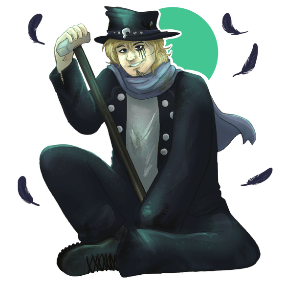 SCARECROW (COMMISSION), FULL BODY, SIMPLE SHADING